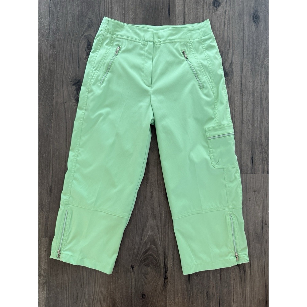 Tail Tech Performance Women's 2 Vibrant Green Golf Capri Pants